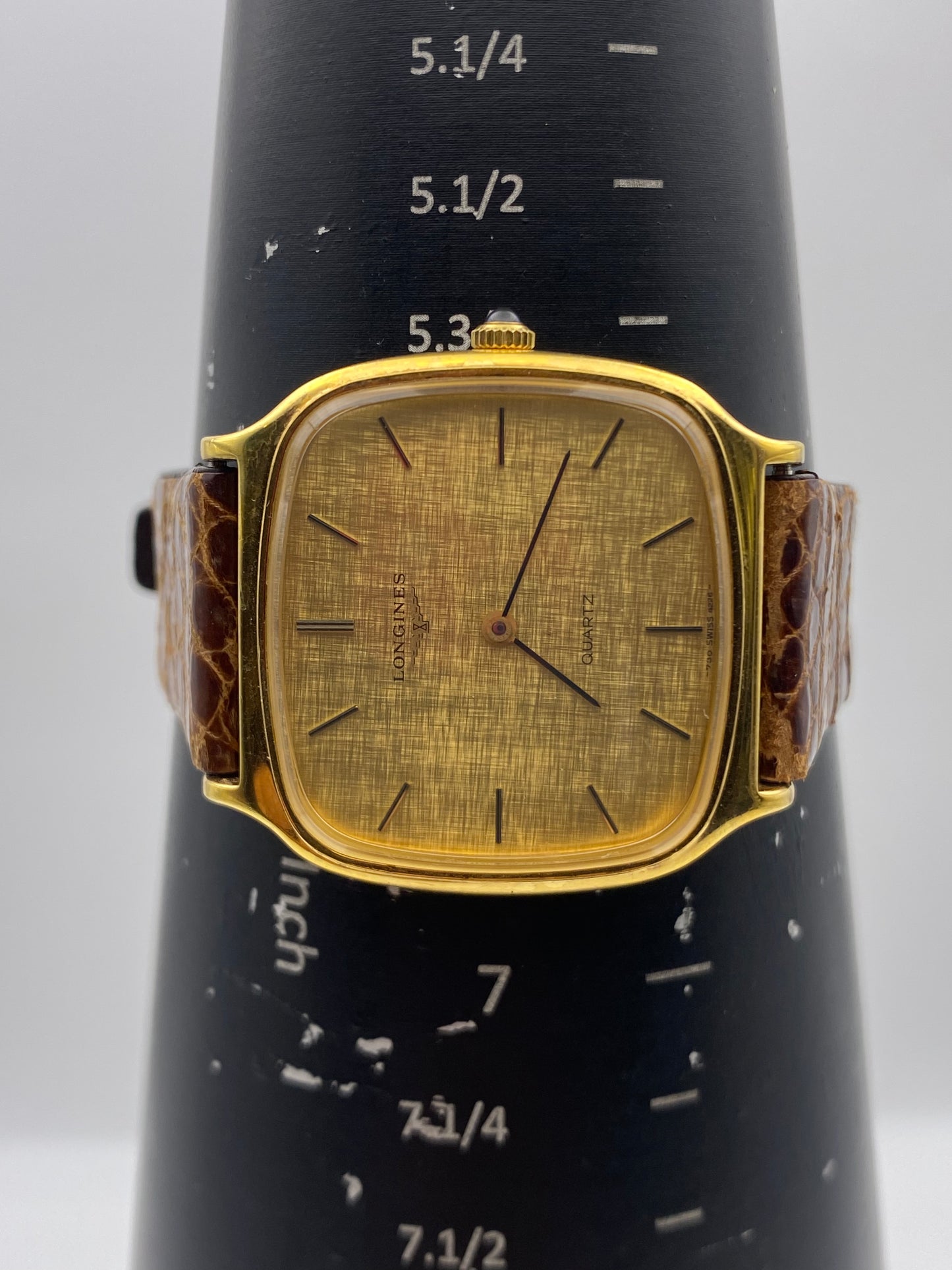 Vintage Gents Longines Gold Plated Quartz Dress Watch