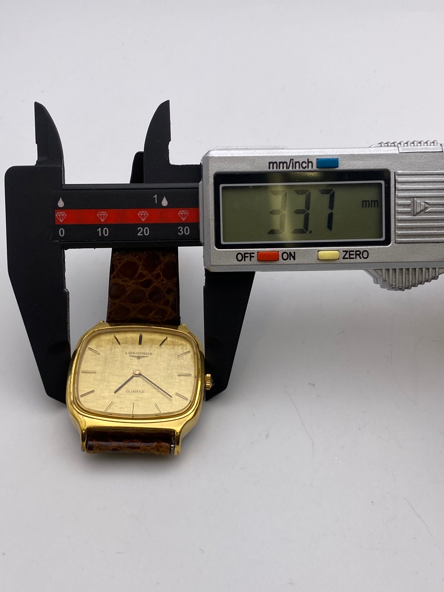 Vintage Gents Longines Gold Plated Quartz Dress Watch