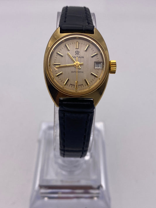 Vintage Vulcain Gold Plated Ladies Automatic Mechanical Dress Watch
