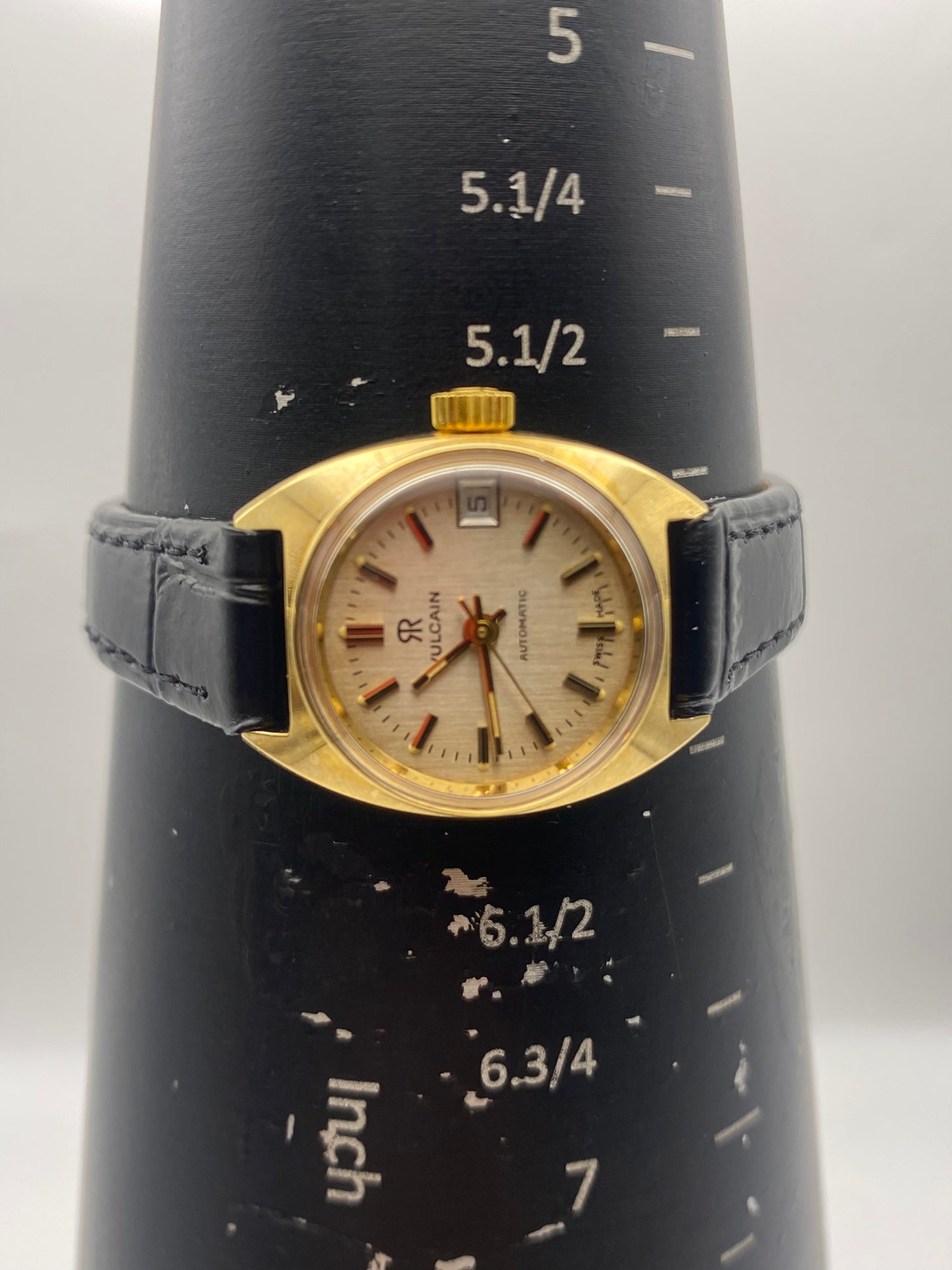 Vintage Vulcain Gold Plated Ladies Automatic Mechanical Dress Watch
