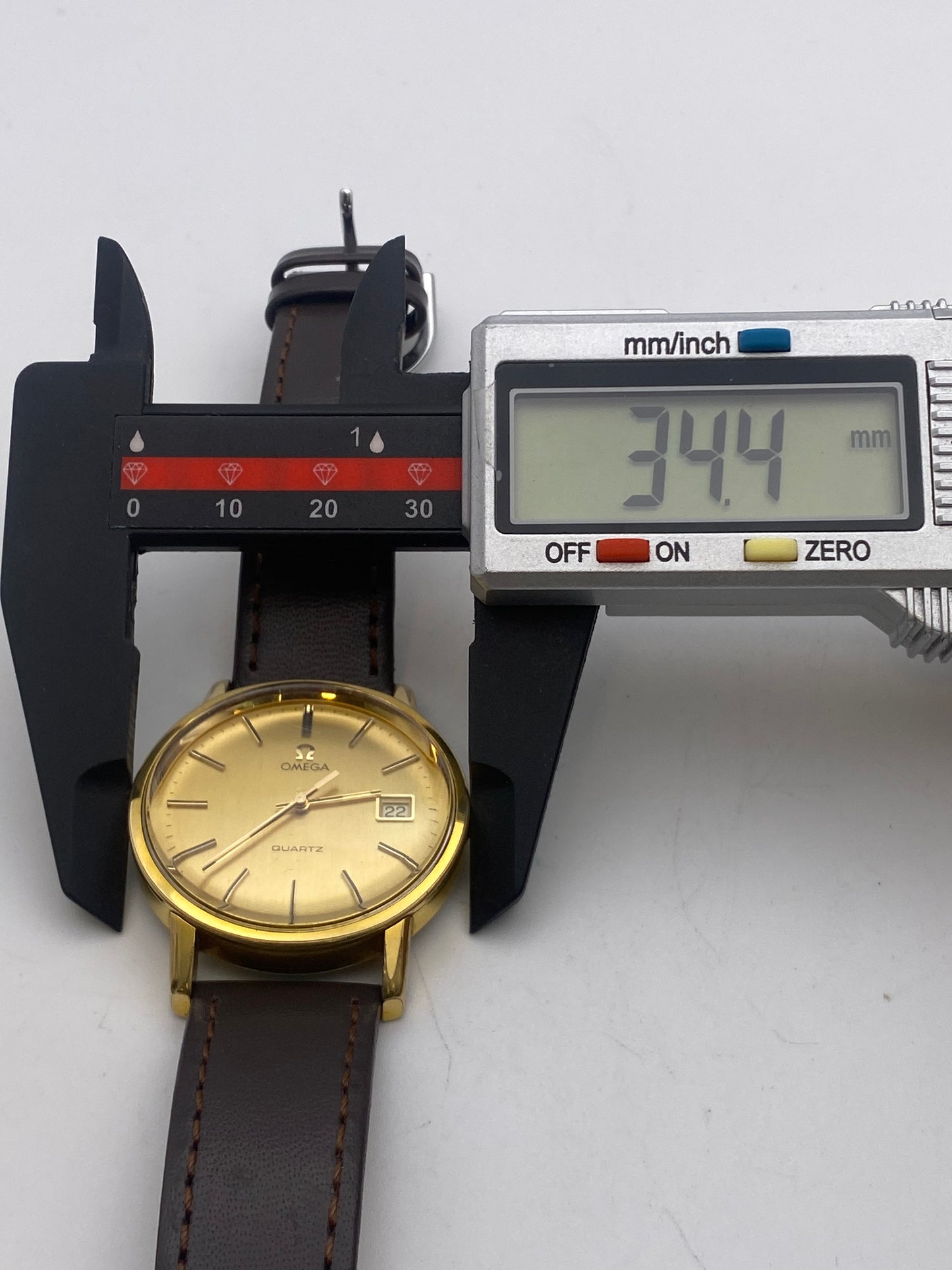 Vintage Omega Gold Plated Quartz cal.1342 Circa 1981 with Papers