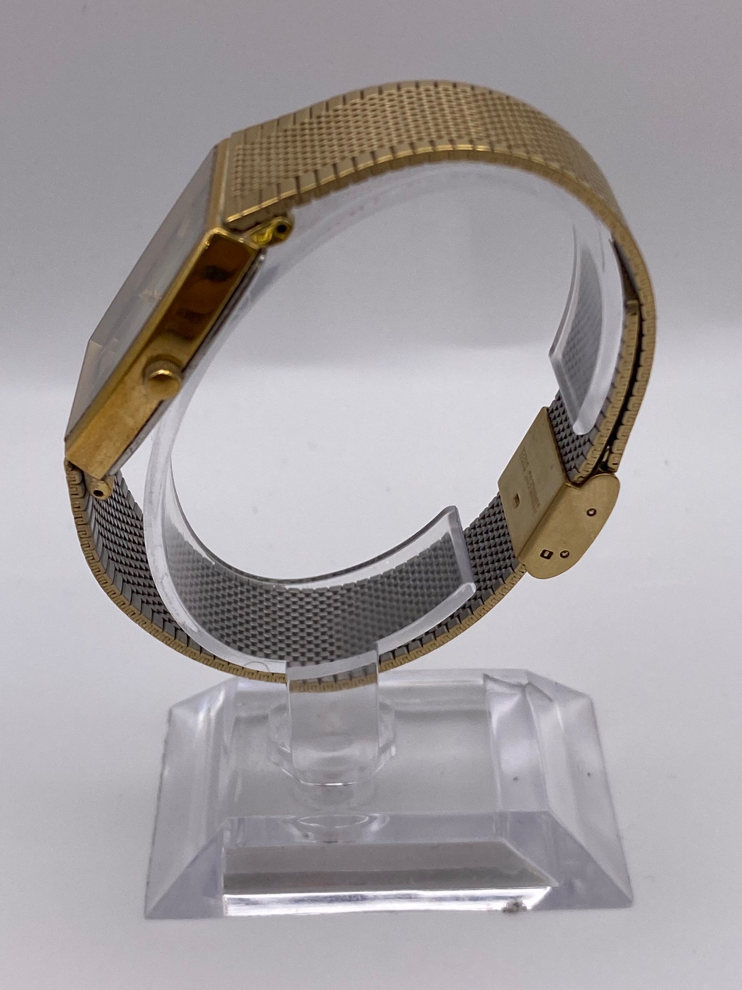 Vintage Gents Accurist Gradient Dial Quartz Dress Watch With box