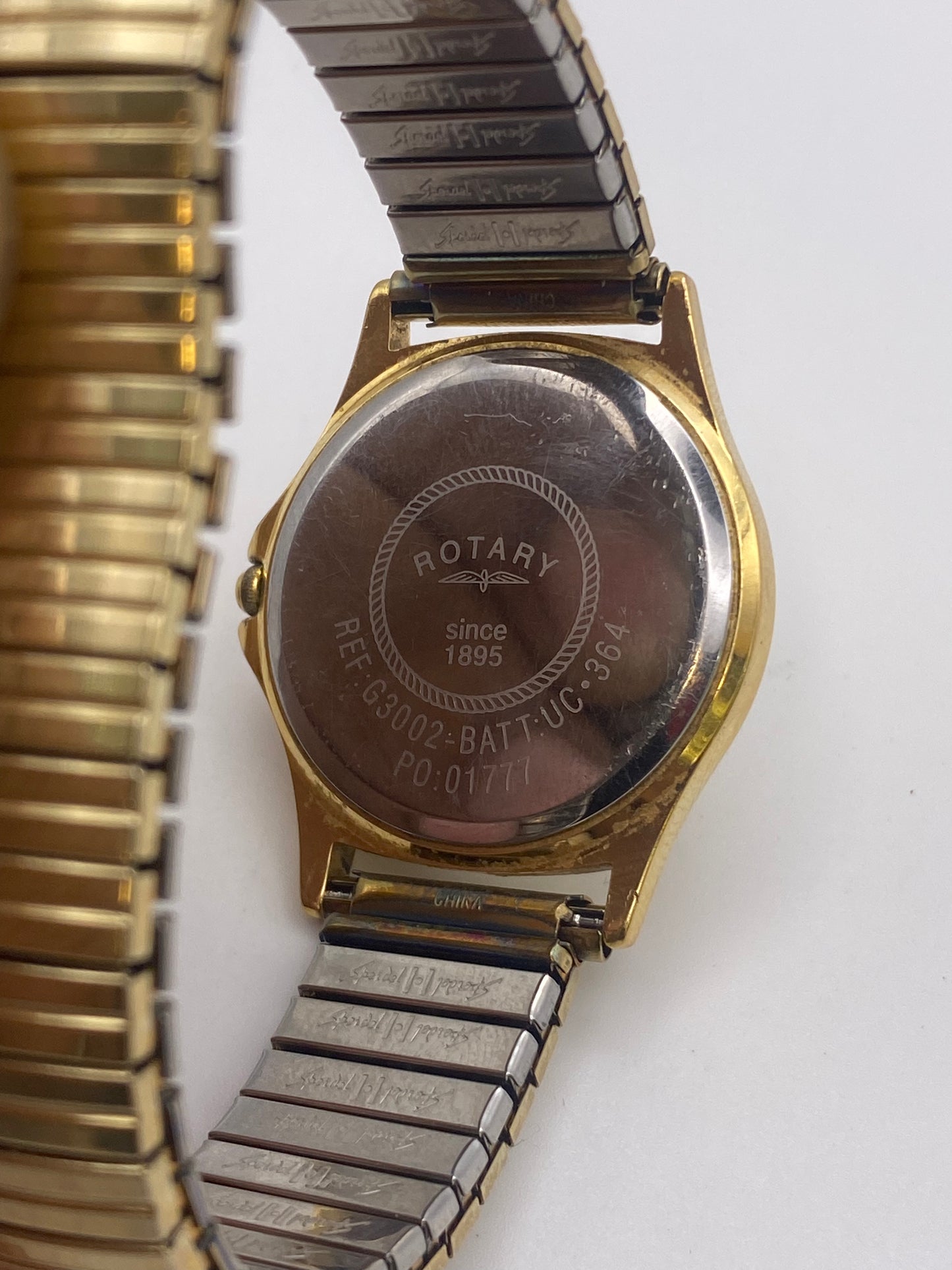 Rotary Gents Quartz Gold Plated Dress Watch With Box