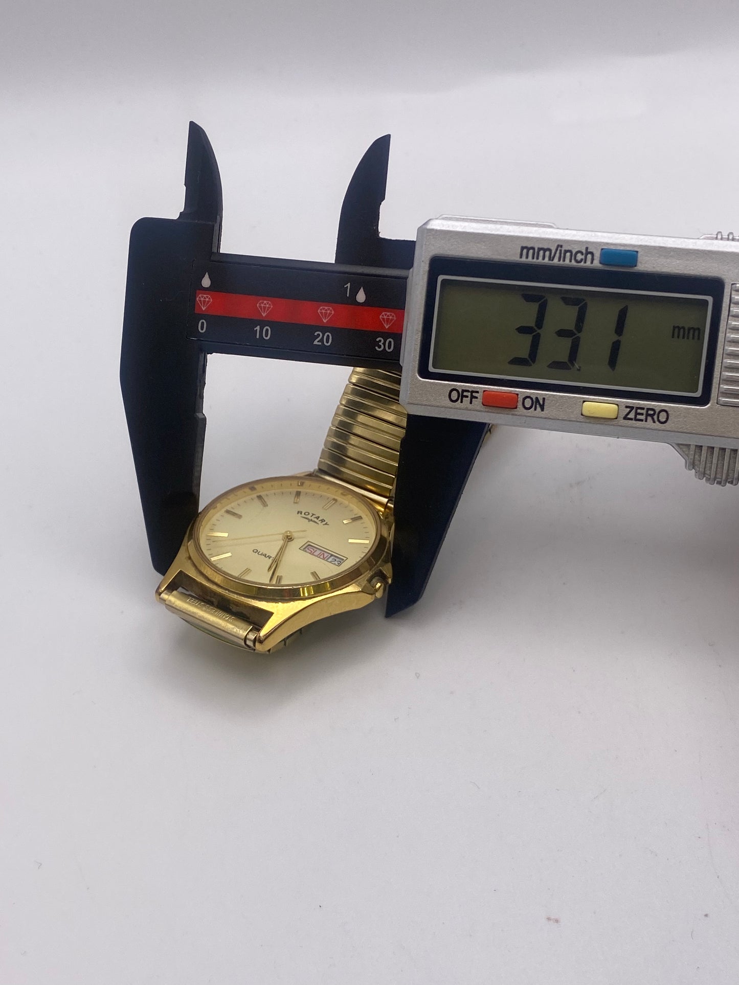 Rotary Gents Quartz Gold Plated Dress Watch With Box