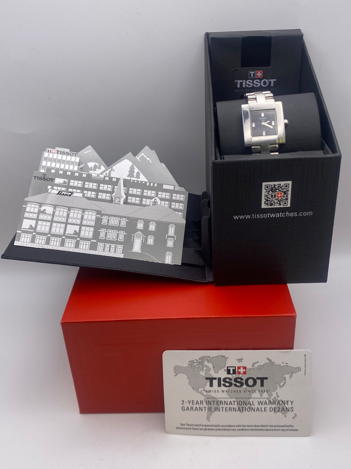 Tissot Ladies Stainless Steel Quartz Dress Watch With Box