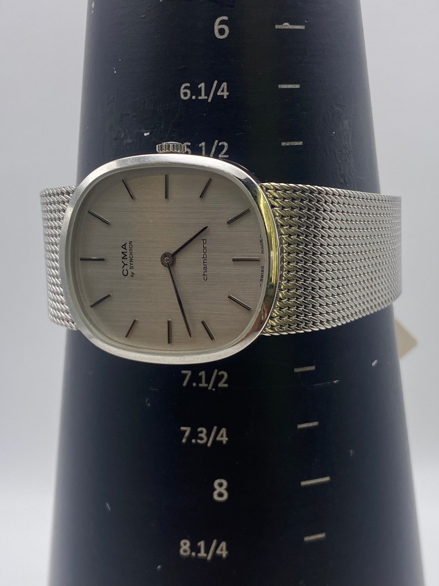 Vintage Cyma Chambond Gents Manual Wind Mechanical Dress Watch With Box