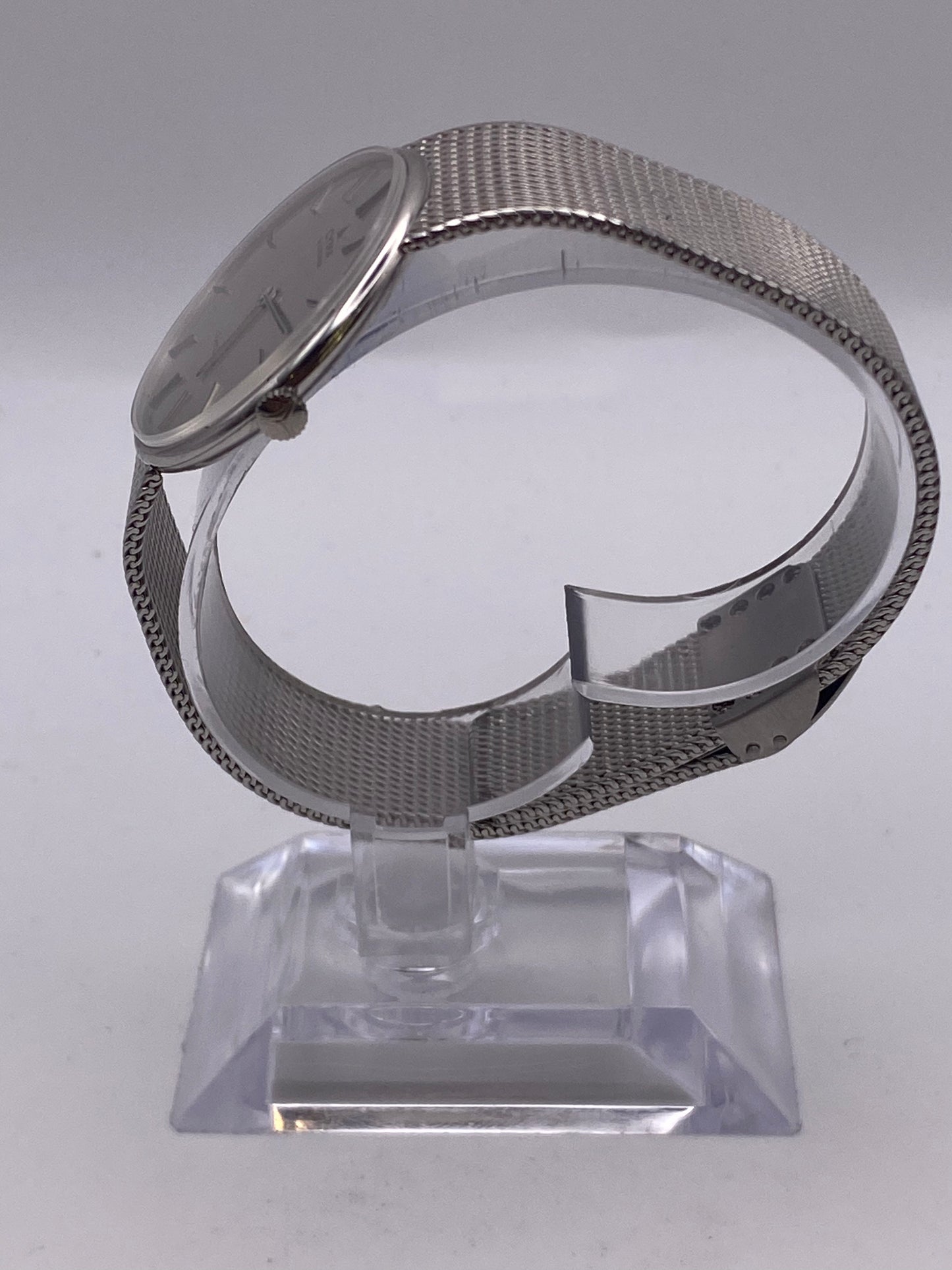 Vintage Cyma Chambond Manual Wind Mechanical Gents Round Stainless Steel Dress Watch