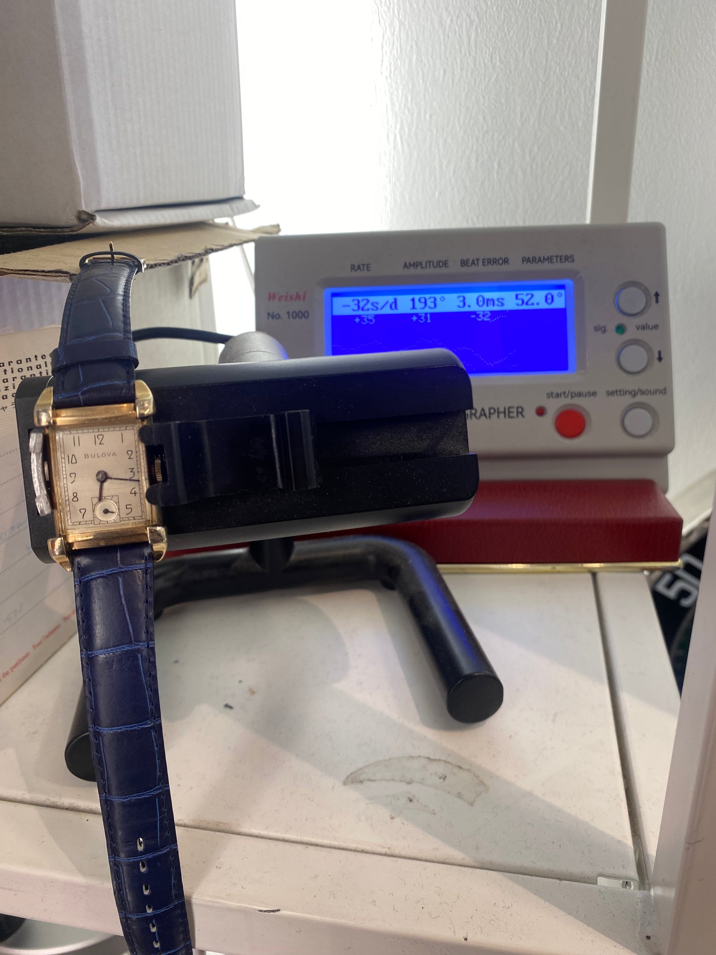 Vintage Gents Bulova Tank 10k Gold Filled Manual Wind Mechanical Dress Watch