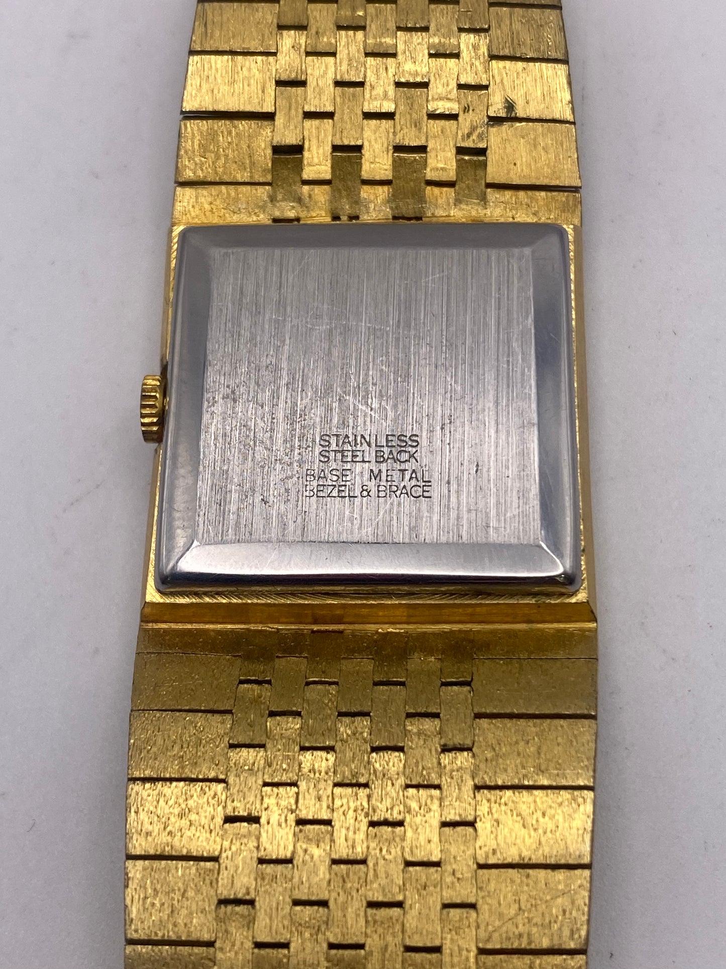 Vintage Gents Bulova Gold Plated Quartz Dress Watch