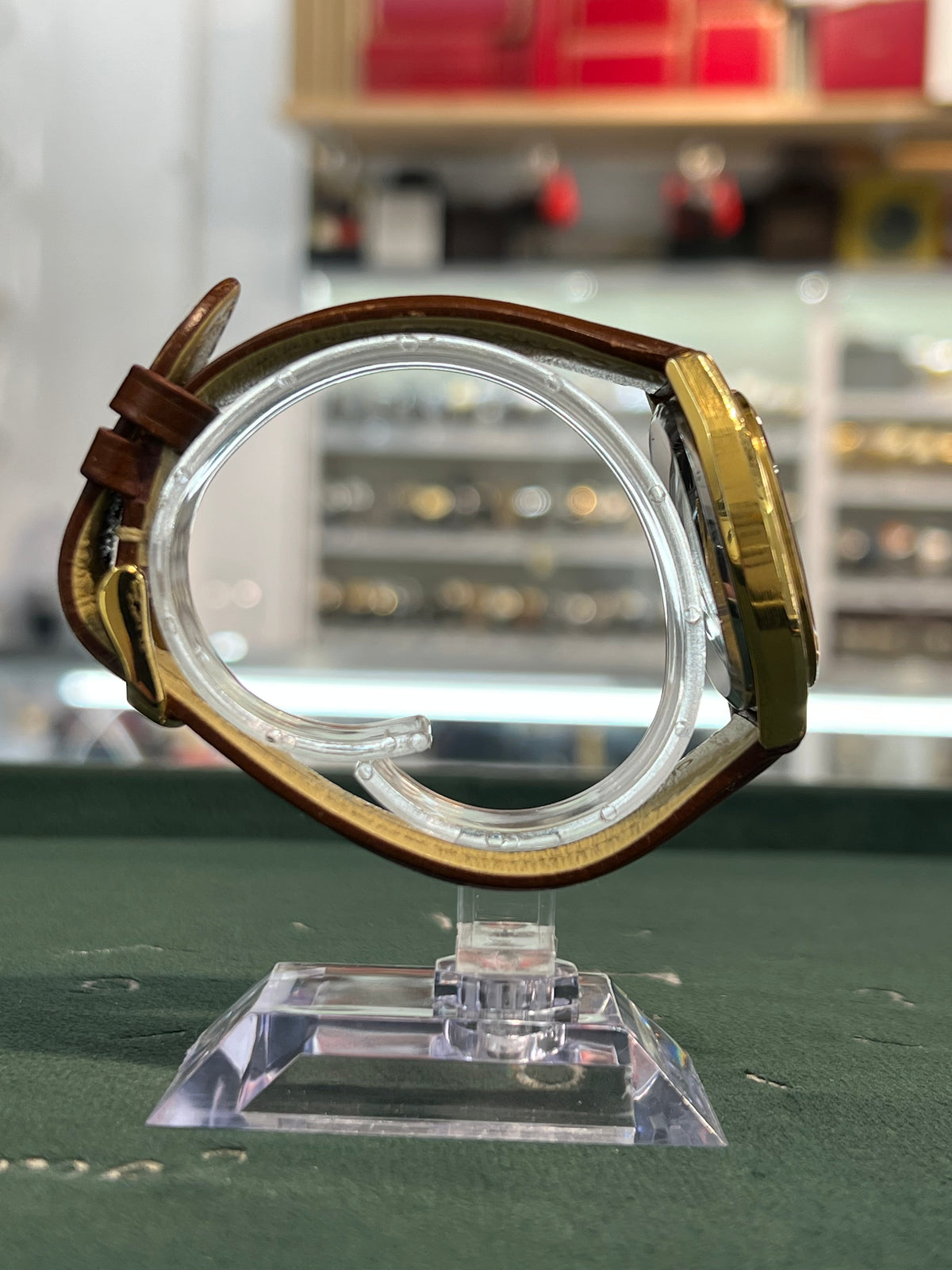 Vintage Gents Omega De Ville Quartz Gold Plated Dress Watch Circa 1976