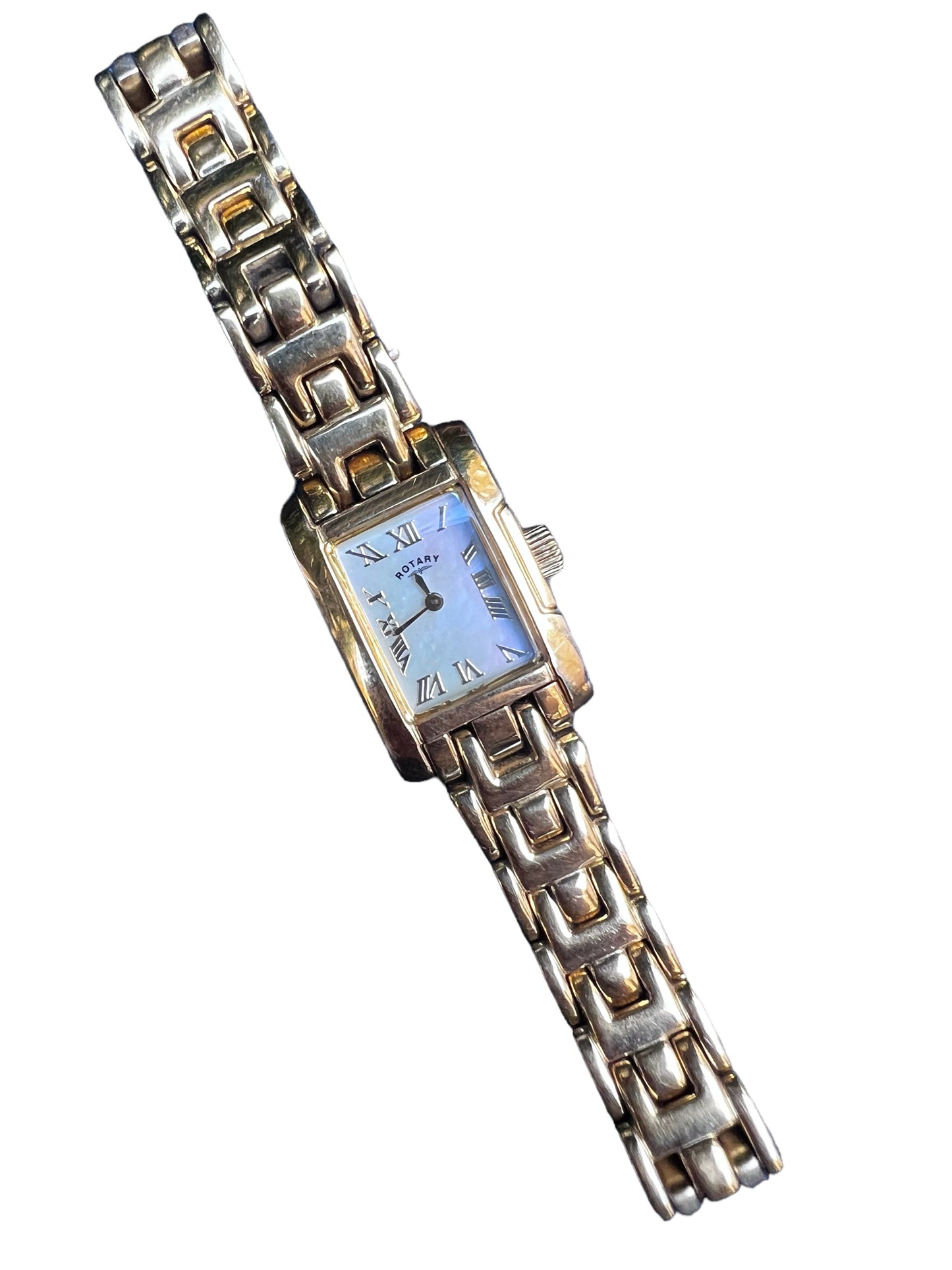 Superb vintage Rotary ladies women’s cocktail dress watch with mother of pearl dial