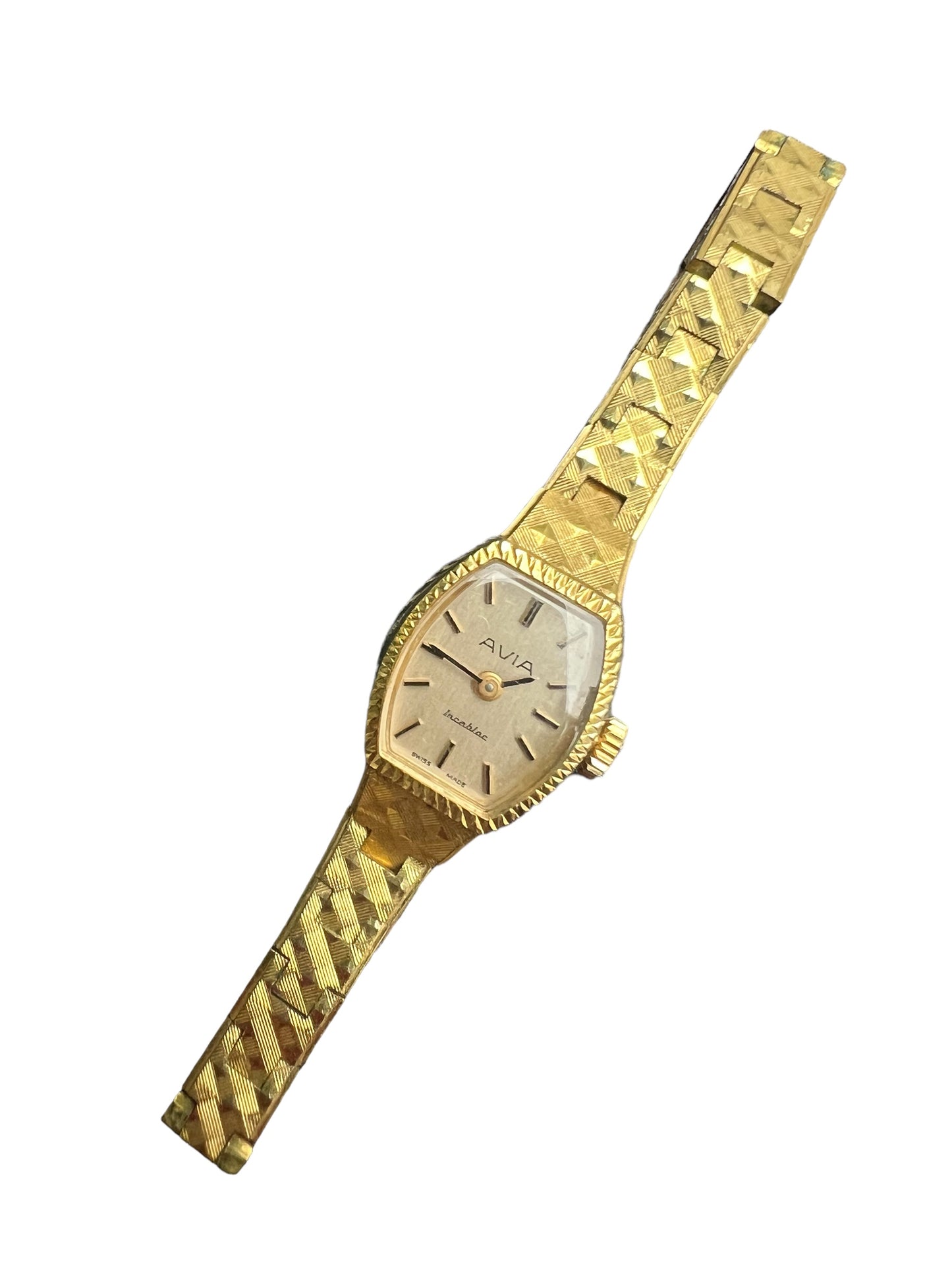 Spectacular vintage AVIA ladies women’s cocktail dress watch