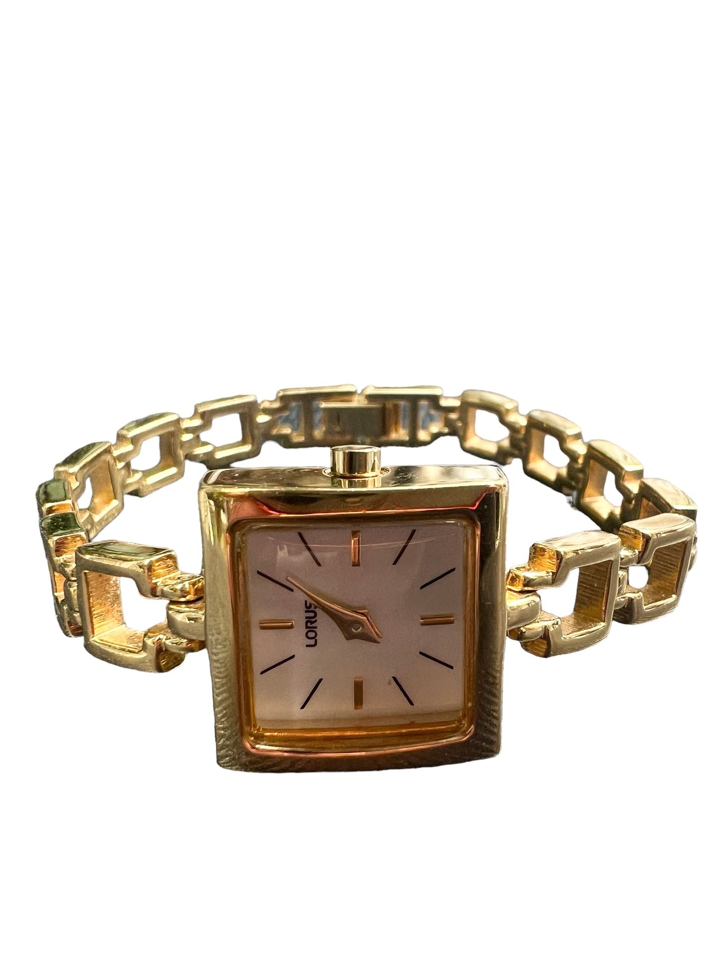 Fine Lorus vintage ladies women’s dress watch with chain bracelet