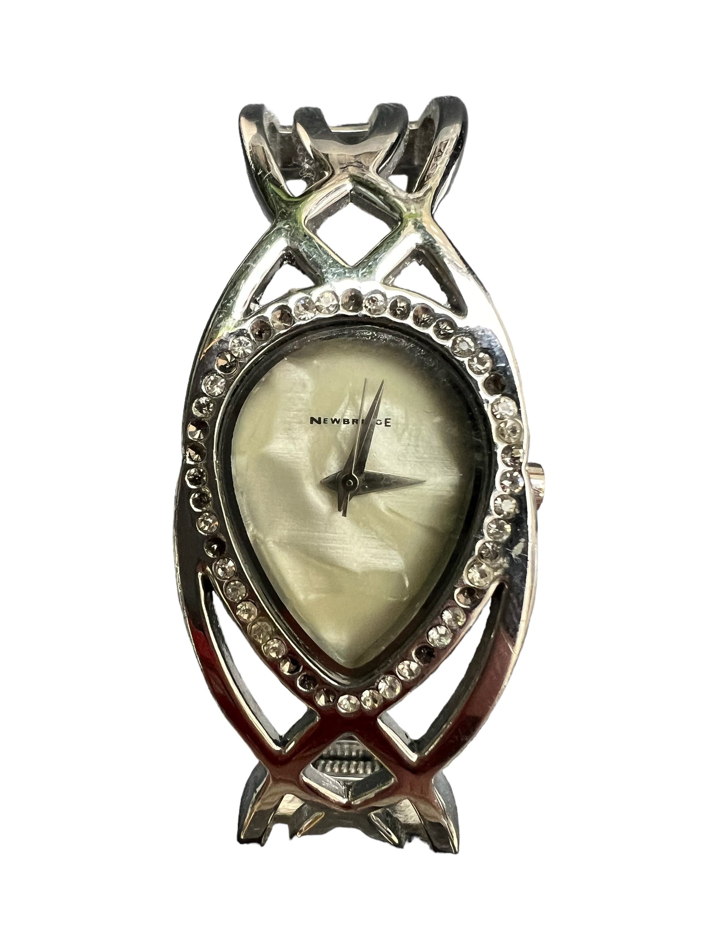 Gorgeous vintage women's ladies watch on round cuff bangle