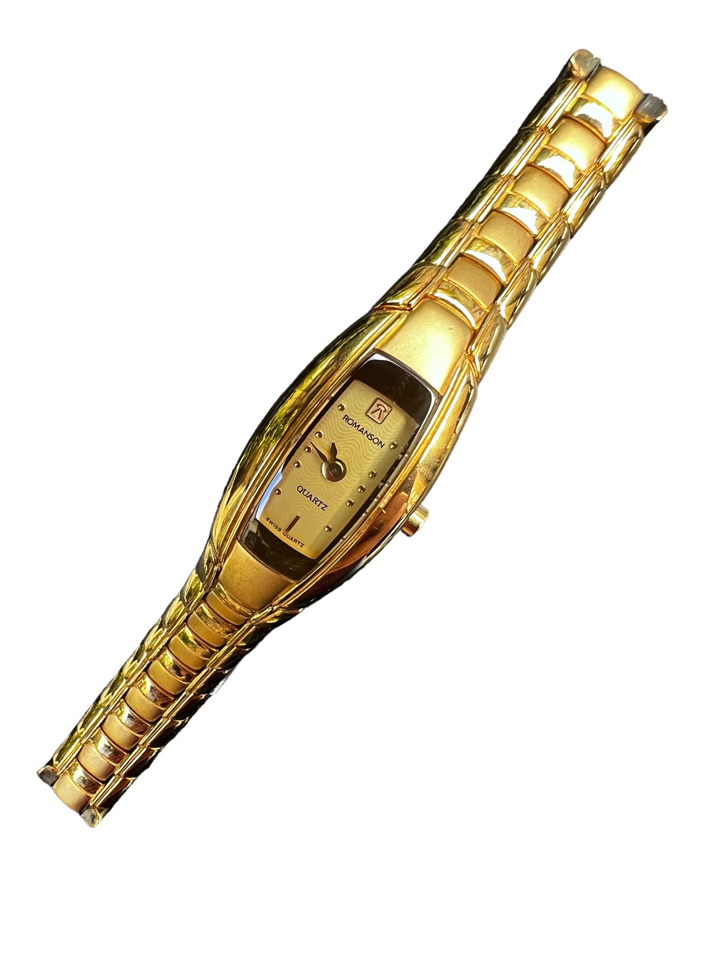 Amazing vintage Romanson ladies women’s cocktail dress watch