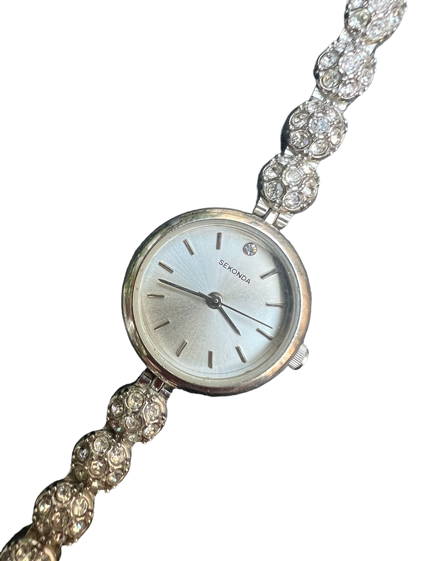 Stunning Sekonda vintage ladies women’s cocktail dress watch with sparkling bracelet