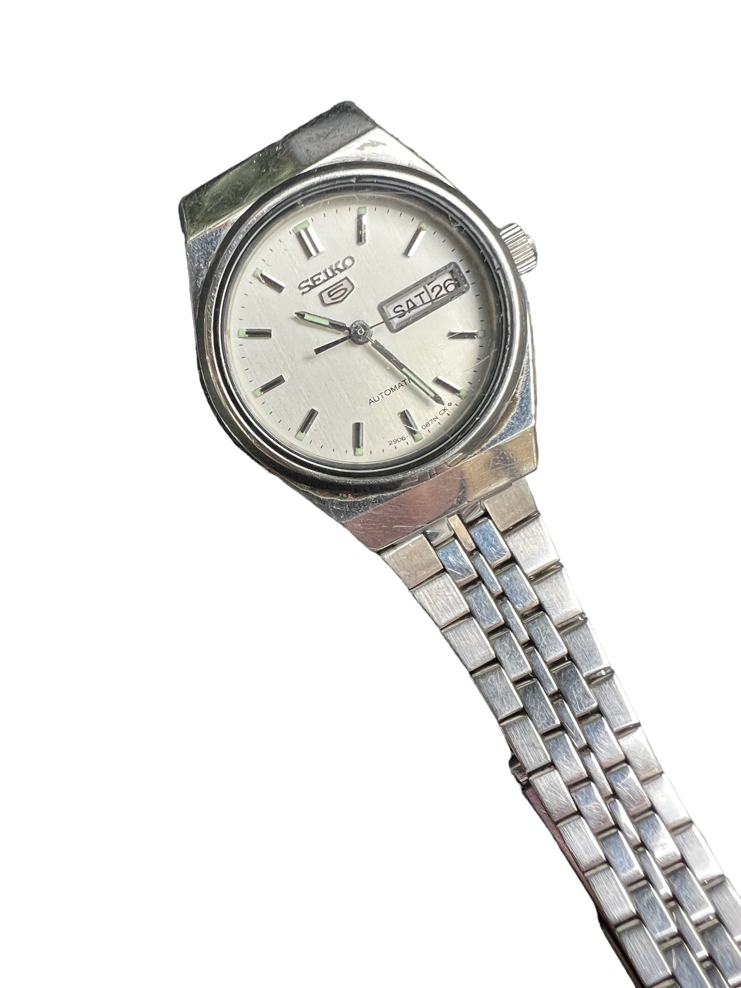 Exquisite vintage Seiko 5 Automatic ladies women’s watch in stainless steel original bracelet