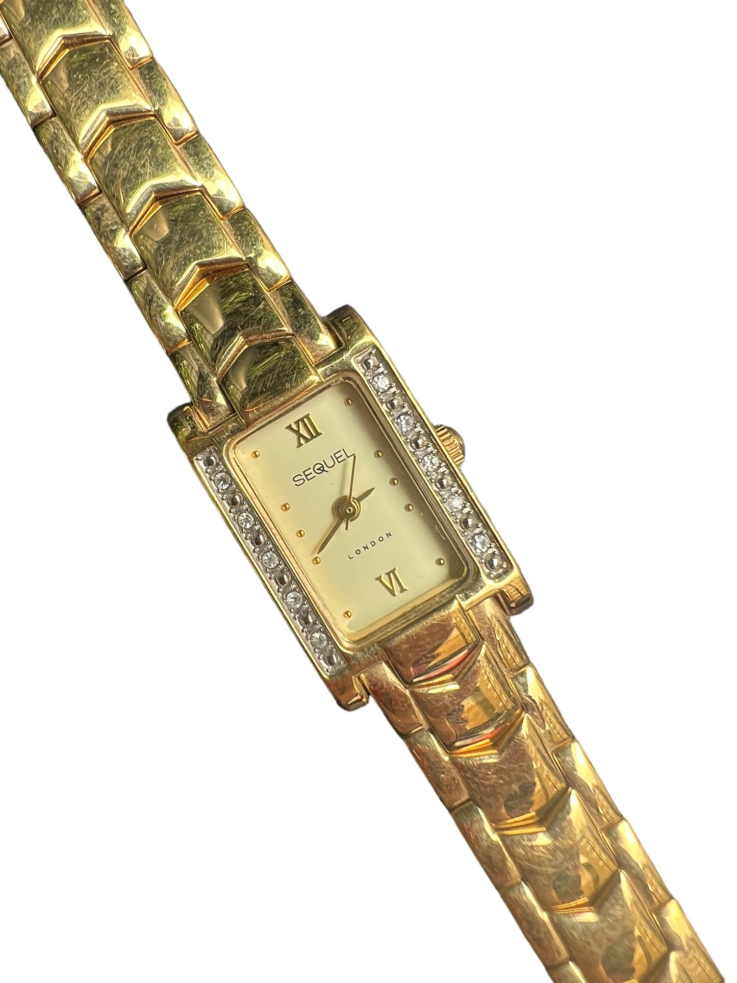 Stunning Sequel London vintage ladies women’s cocktail dress watch