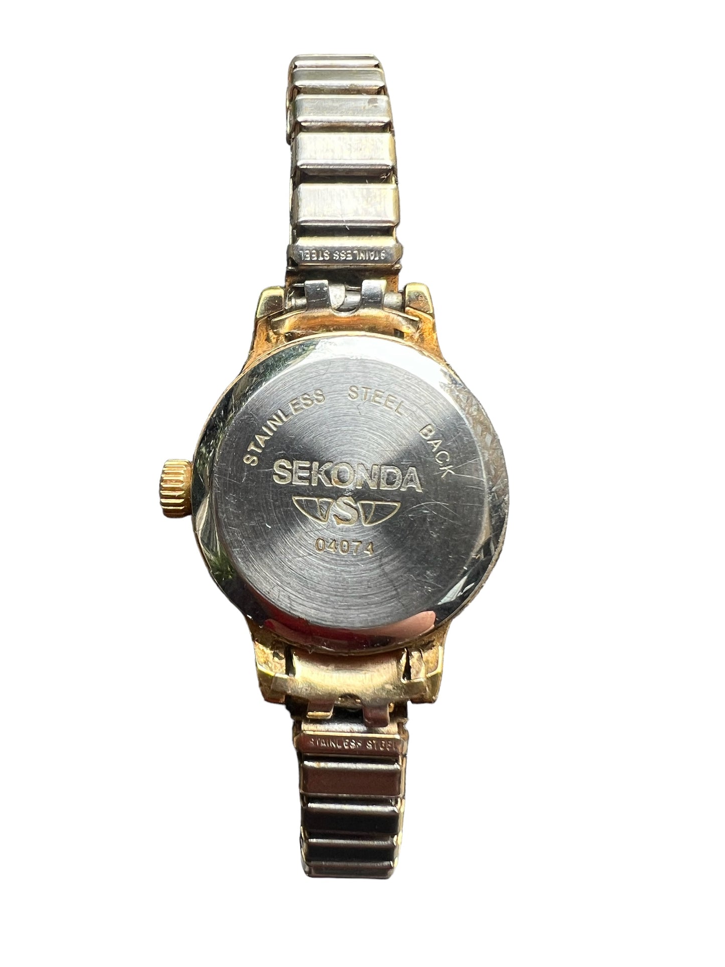 Spectacular Sekonda vintage ladies women’s cocktail  dress watch on stretchy bracelet