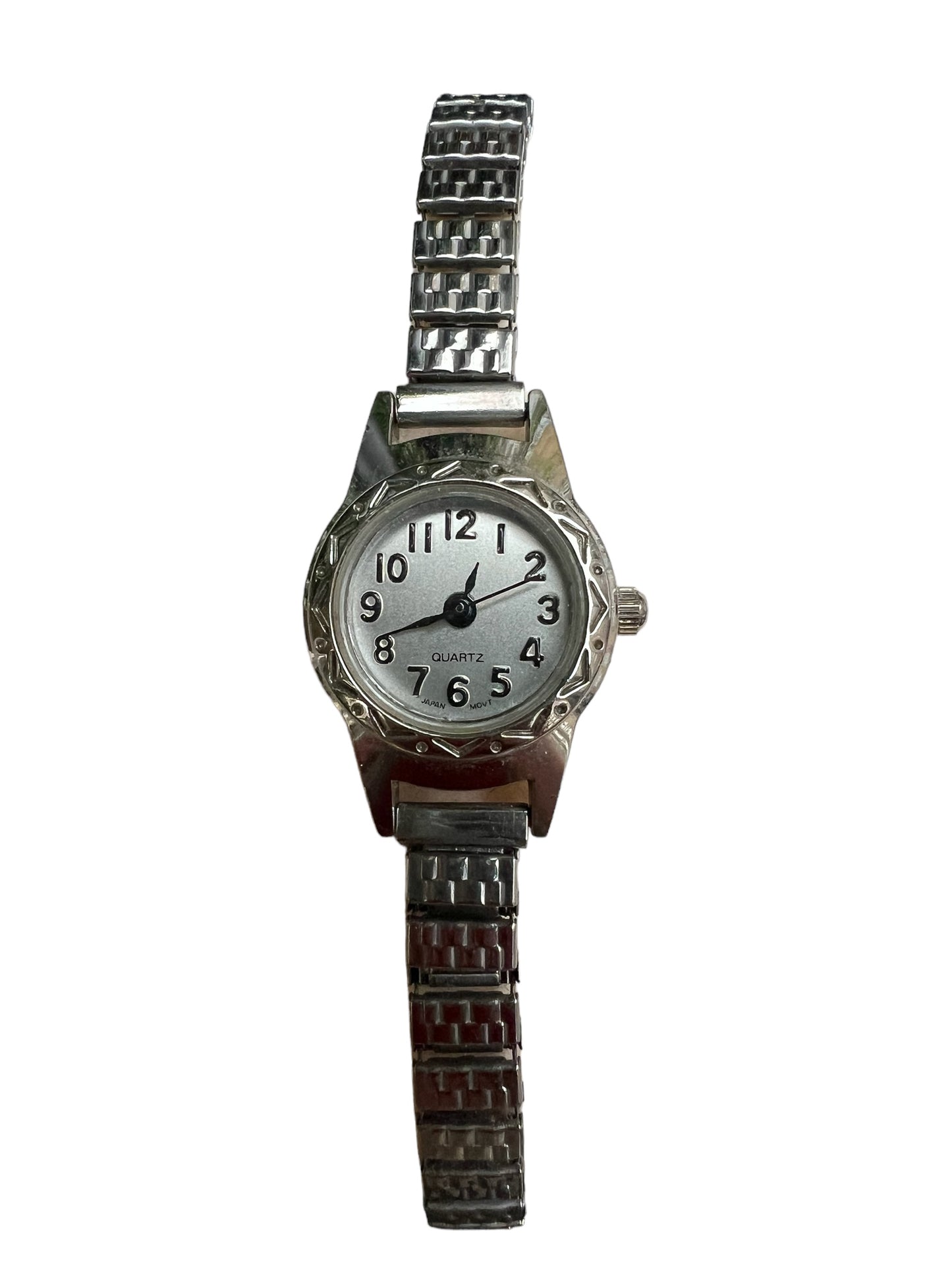 Vintage Advance ladies women’s cocktail dress silver plated watch