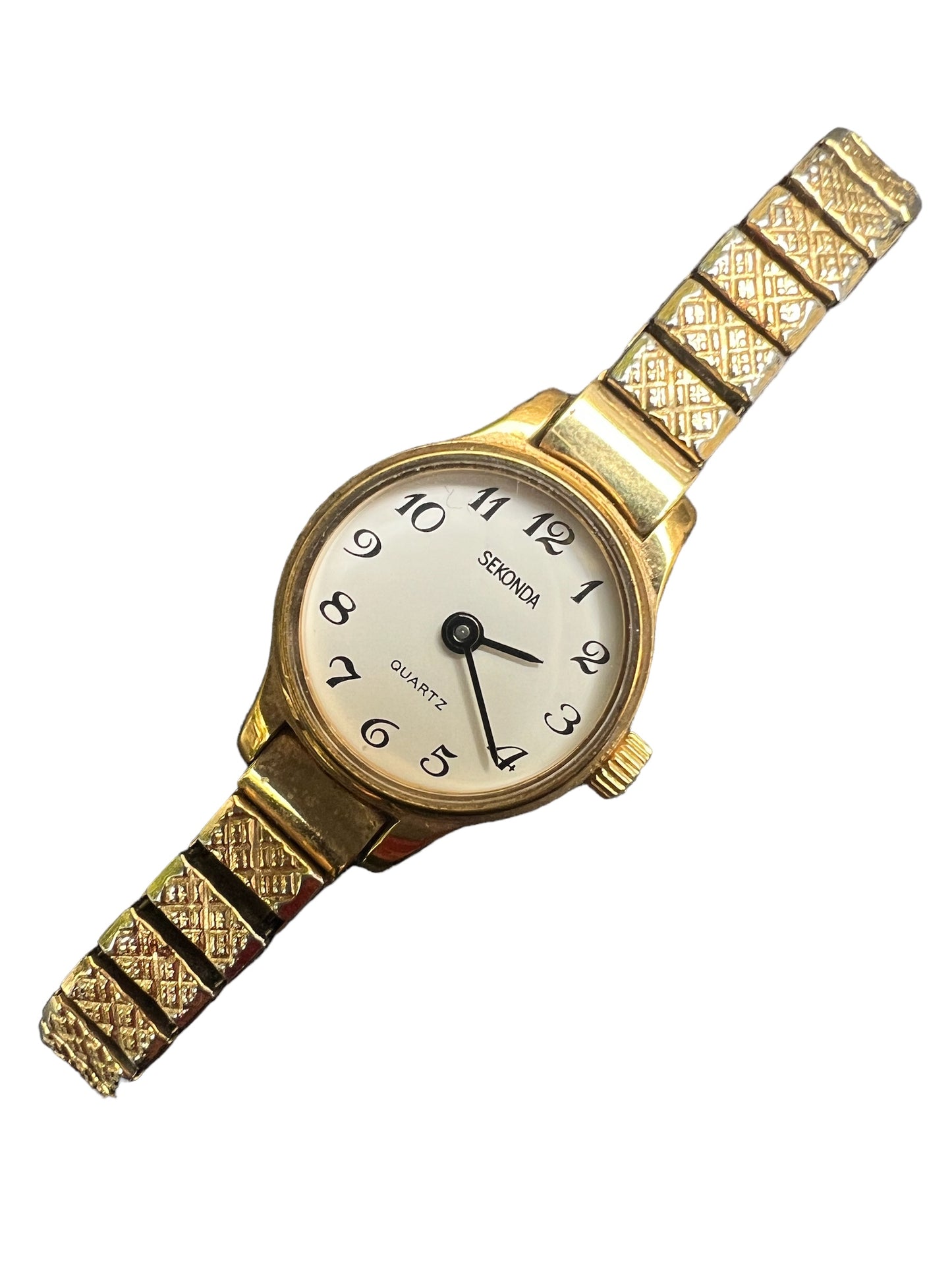 Spectacular Sekonda vintage ladies women’s cocktail  dress watch on stretchy bracelet