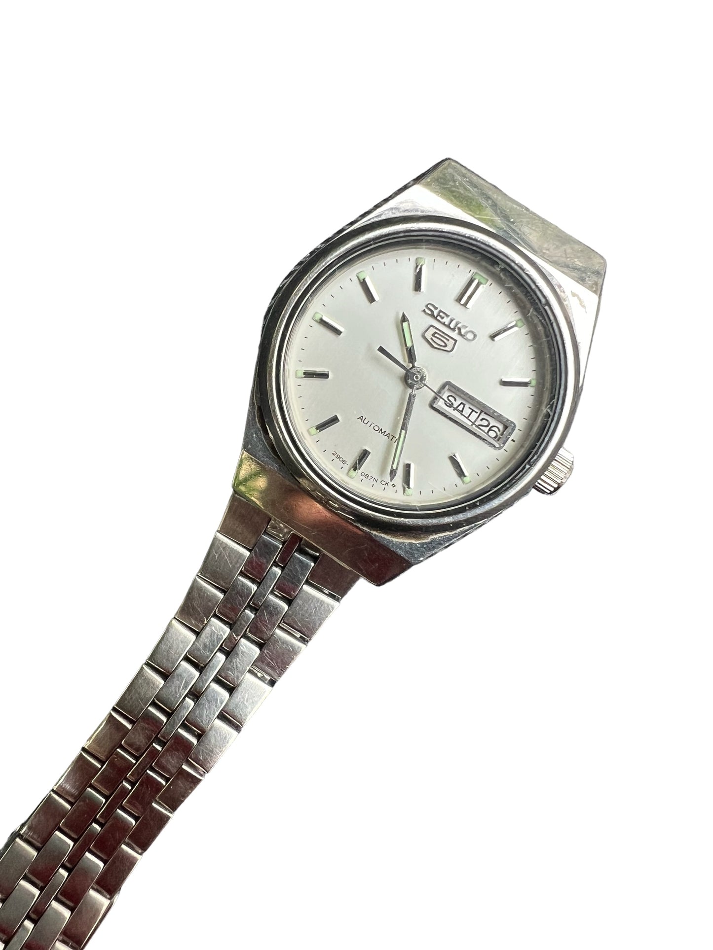 Exquisite vintage Seiko 5 Automatic ladies women’s watch in stainless steel original bracelet