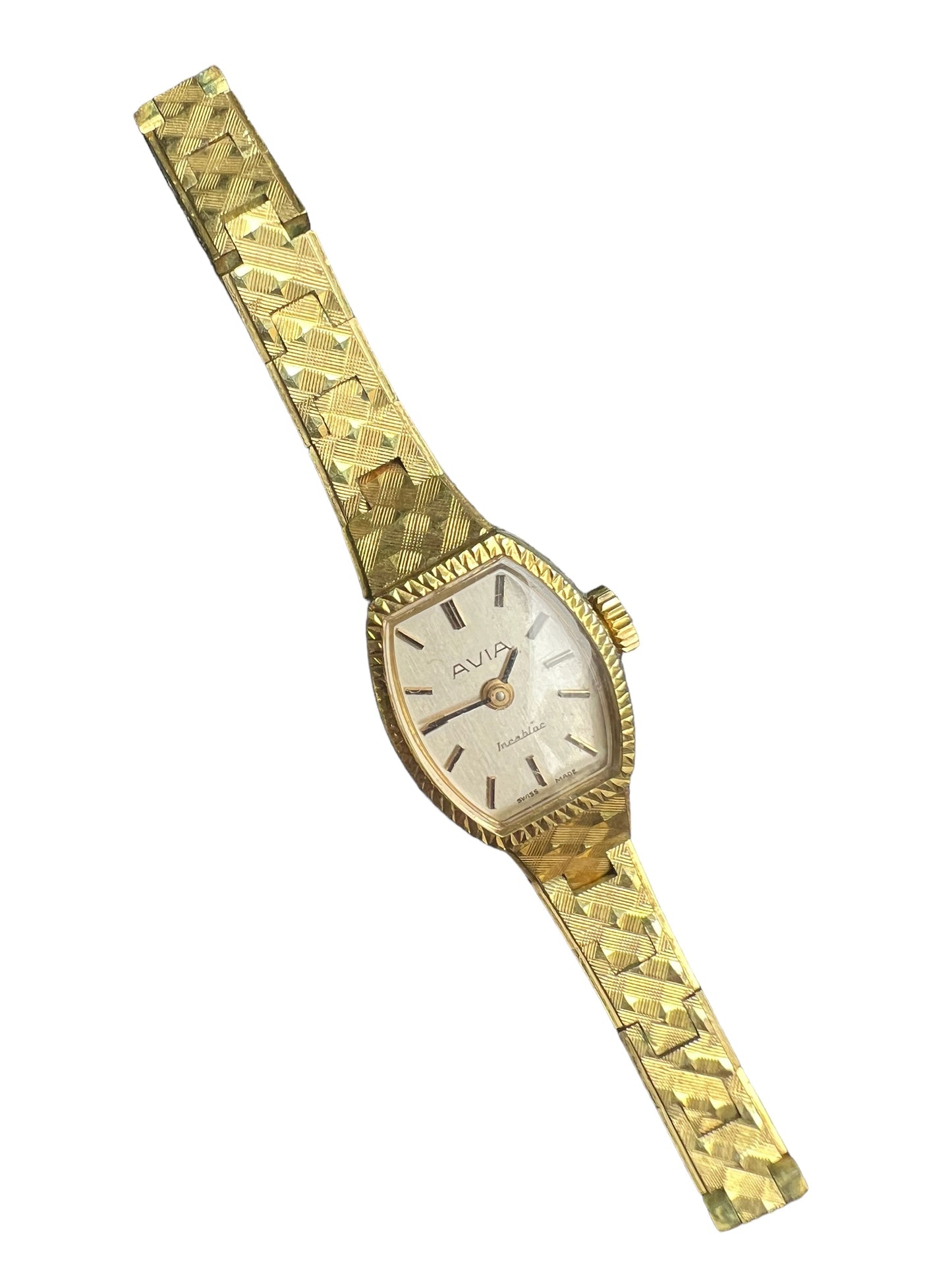 Spectacular vintage AVIA ladies women’s cocktail dress watch