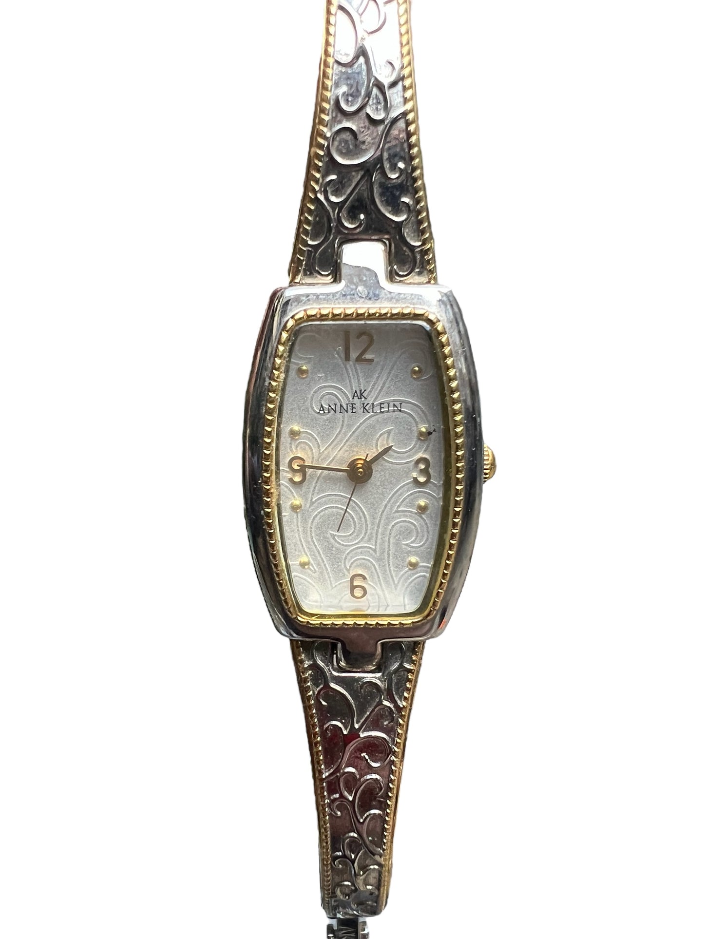 Elegant Anne Klein vintage ladies women’s cocktail dress watch with unusual dial and bracelet