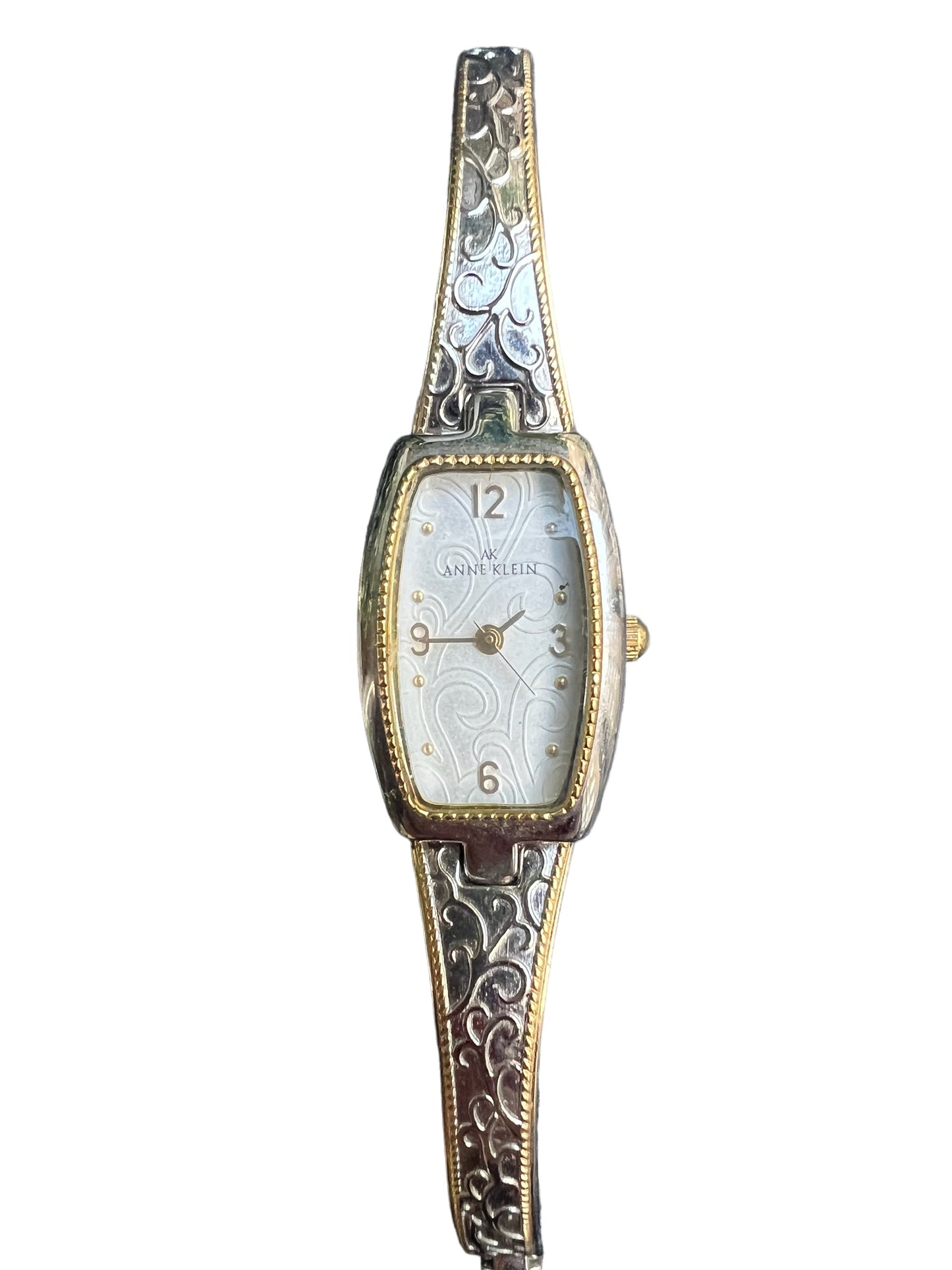 Elegant Anne Klein vintage ladies women’s cocktail dress watch with unusual dial and bracelet