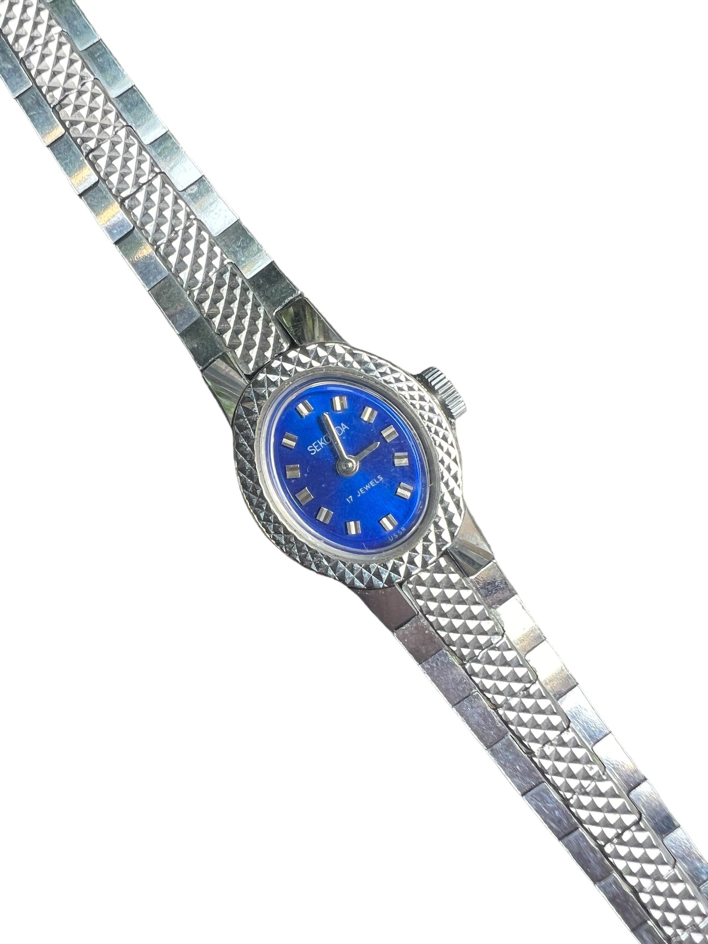 Charming Sekonda vintage ladies women’s cocktail cocktail watch with blue dial