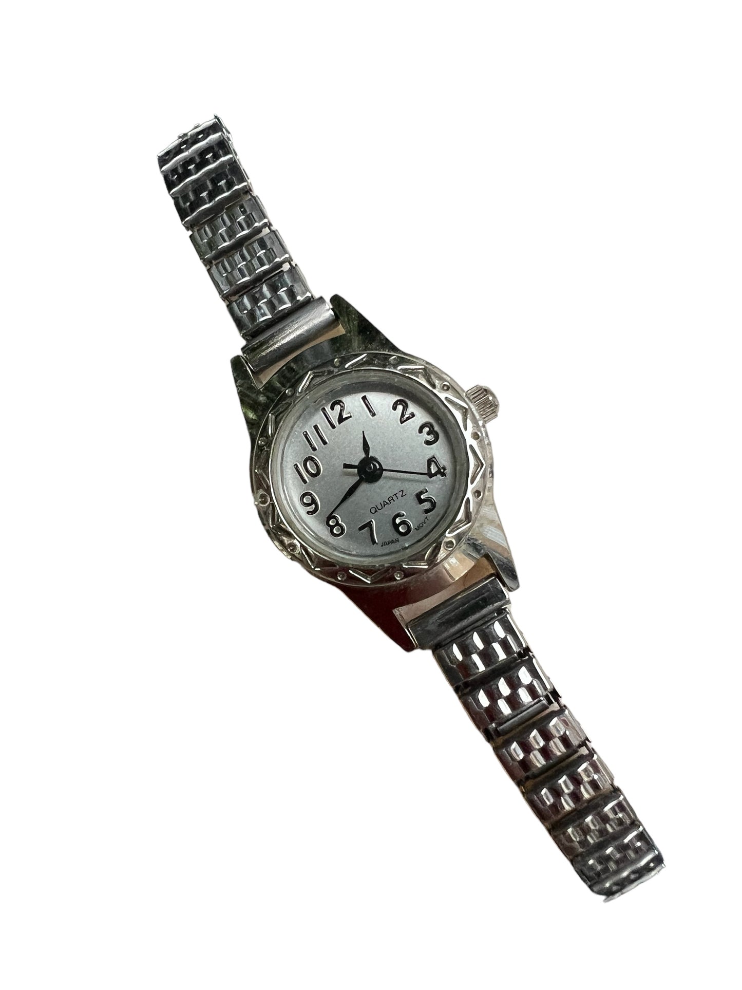 Vintage Advance ladies women’s cocktail dress silver plated watch