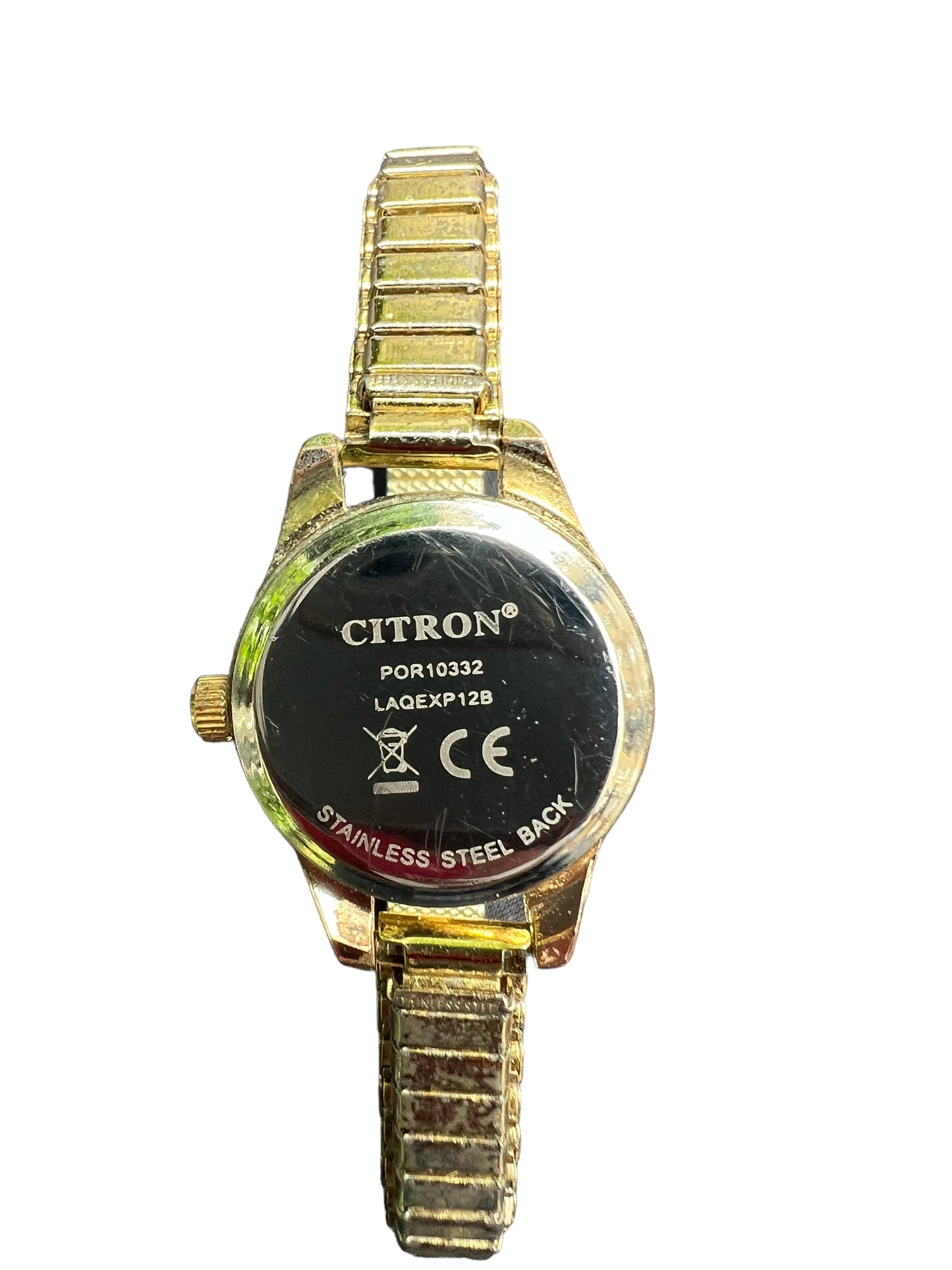 Vintage Citron gold plated cocktail dress watch