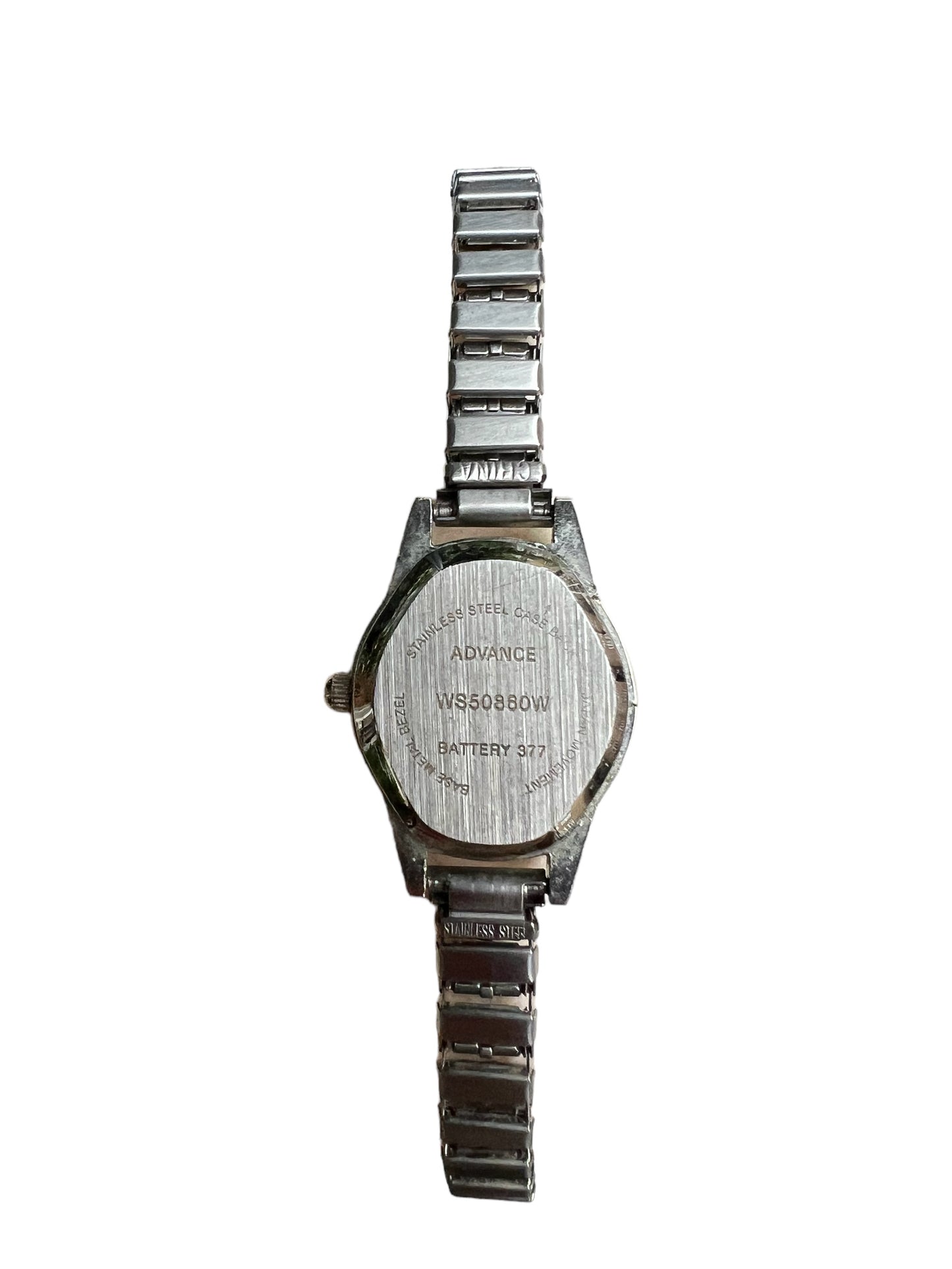 Vintage Advance ladies women’s cocktail dress silver plated watch