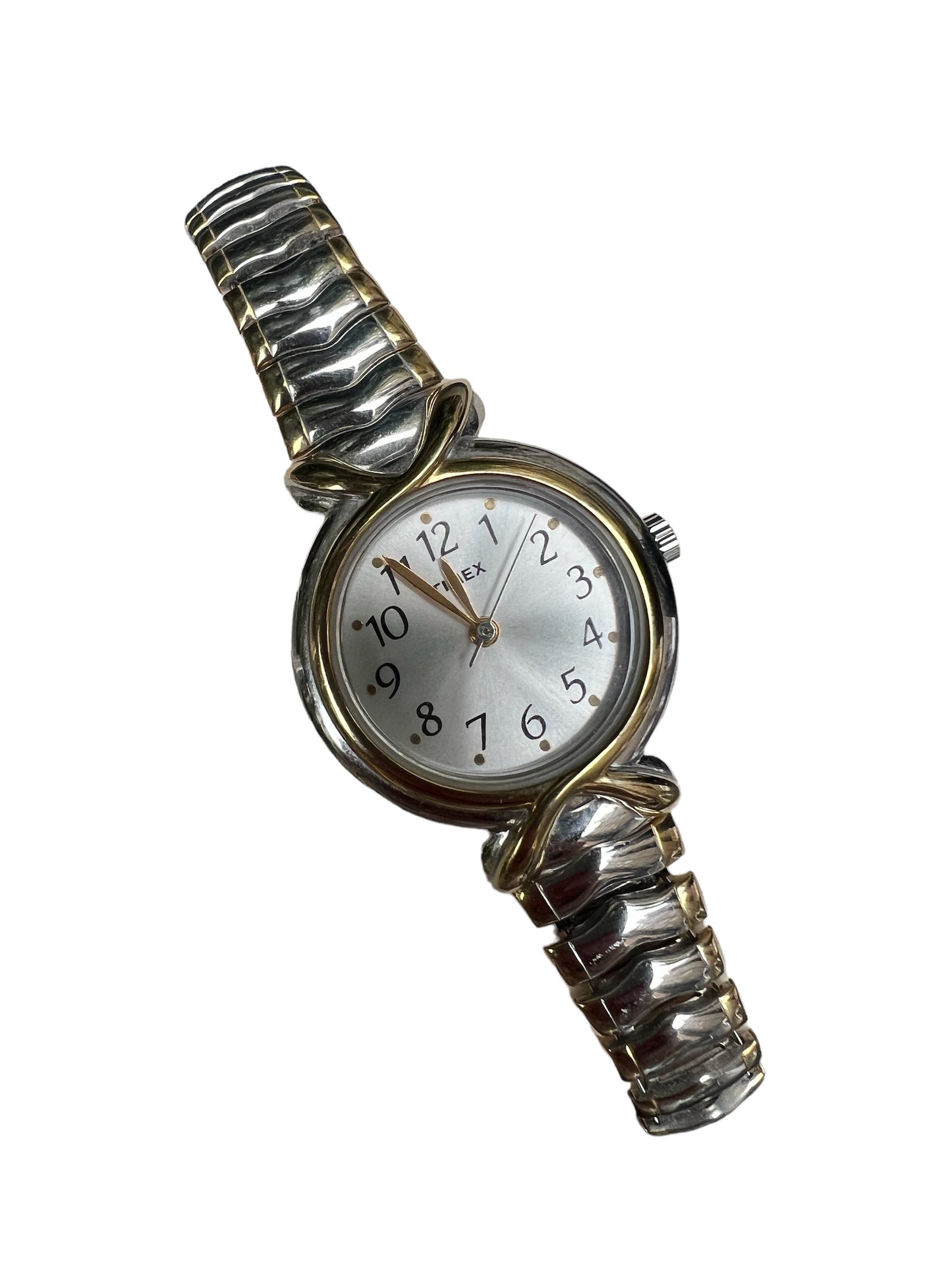 Vintage Timex ladies women’s cocktail dress stainless steel watch