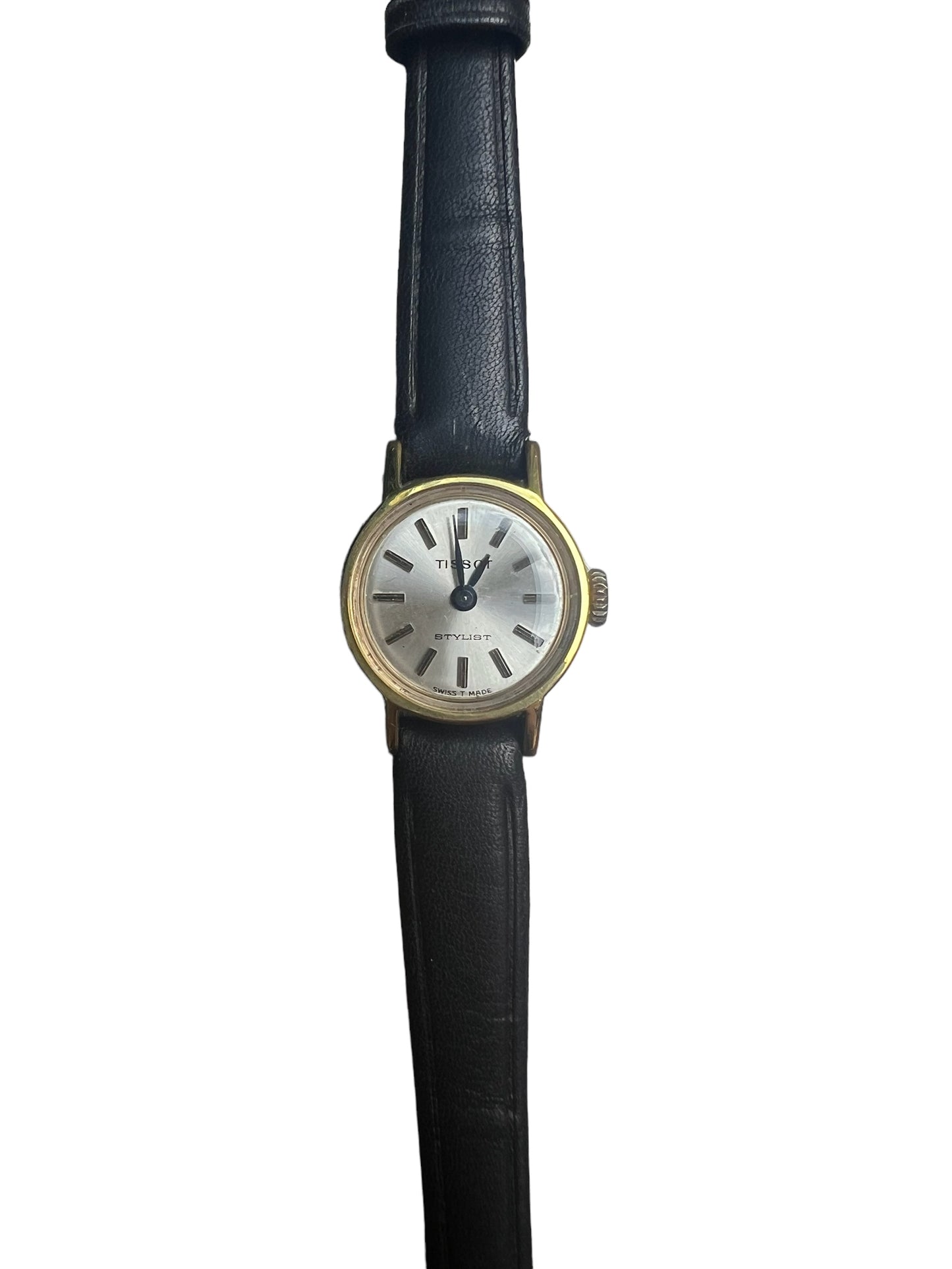 Spectacular vintage Tissot Stylist  ladies women’s watch on leather strap