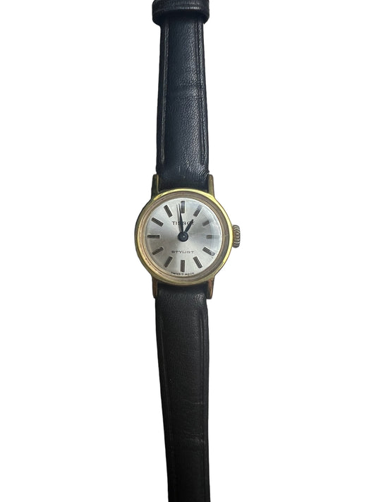 Spectacular vintage Tissot Stylist  ladies women’s watch on leather strap