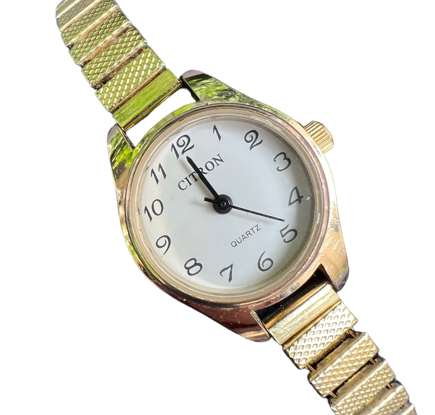 Vintage Citron gold plated cocktail dress watch