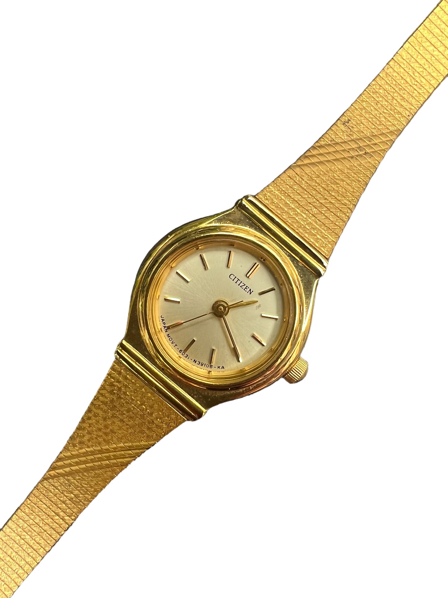 Gorgeous Citizen vintage ladies women’s gold plated cocktail dress watch