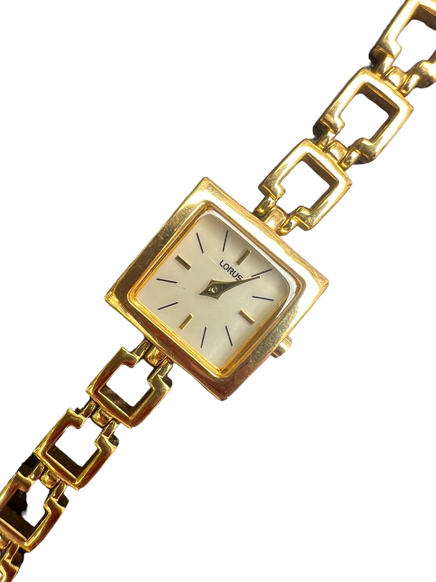 Fine Lorus vintage ladies women’s dress watch with chain bracelet