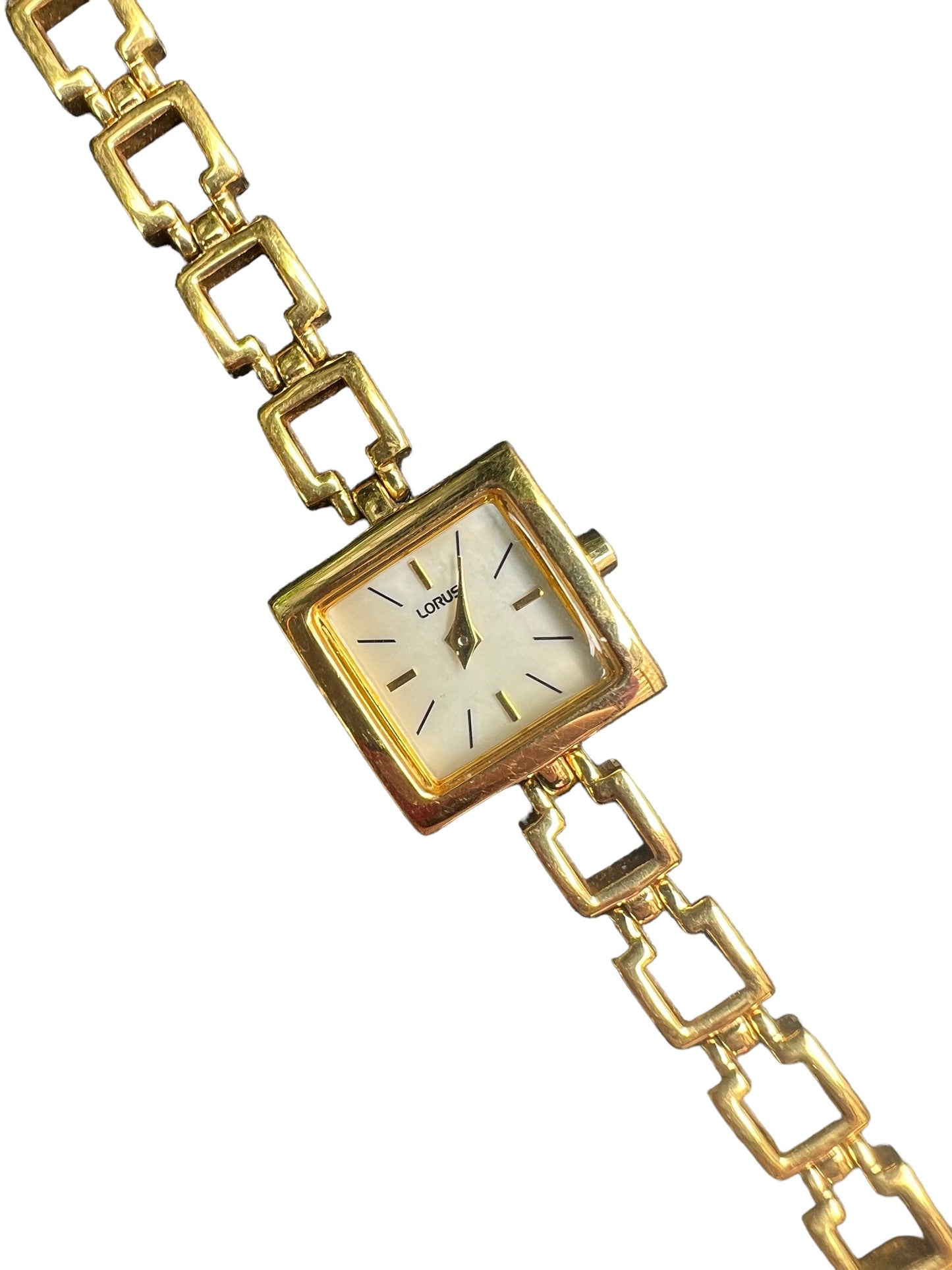 Fine Lorus vintage ladies women’s dress watch with chain bracelet