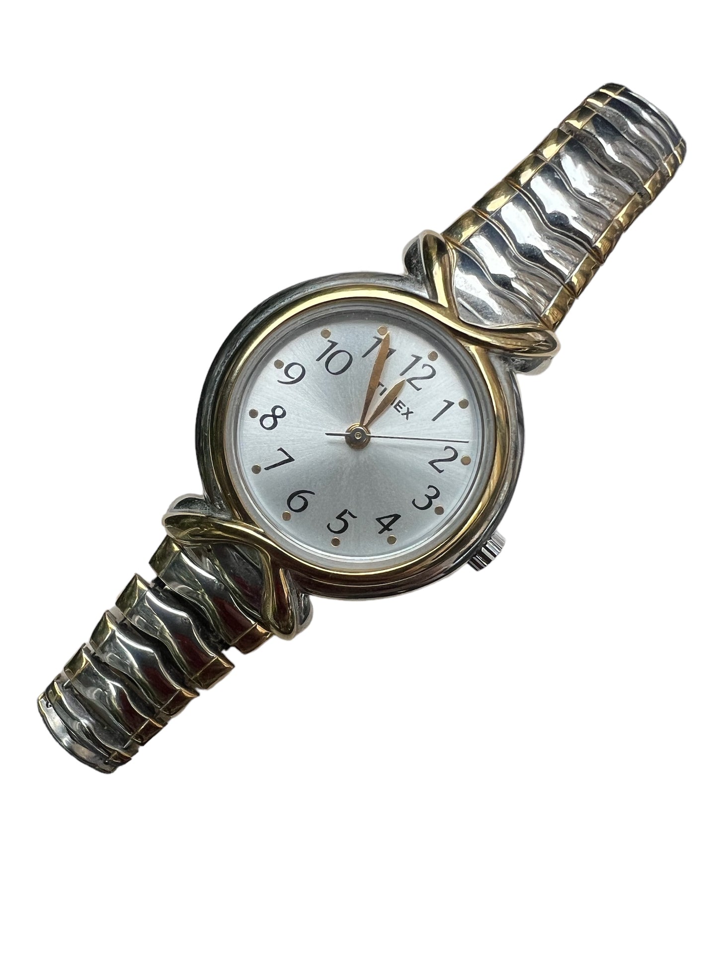 Vintage Timex ladies women’s cocktail dress stainless steel watch